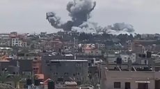 Israel bombardeia Rafah após ordem de evacuação - Imagem: reprodução Twitter@soupalestina