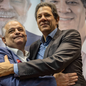 Lula sinalizou que a composição para a disputa pelo Governo de São Paulo já está definida, com Fernando Haddad e Márcio França - Imagem: Reprodução