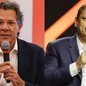 Pesquisa do Datafolha deste domingo (5) mostra vantagem de Tarcísio frente a Haddad - Imagem: Divulgação