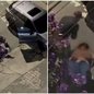 Vídeo mostra agressão a mulher e tentativa de colocá-la à força em carro em São Paulo - Imagem: Reprodução