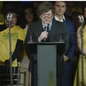 Flávio Bolsonaro e Javier Milei durante a convenção nacional do PL que oficializou a candidatura do senador à Presidência da República, neste sábado, em São Paulo. - Imagem: Reprodução